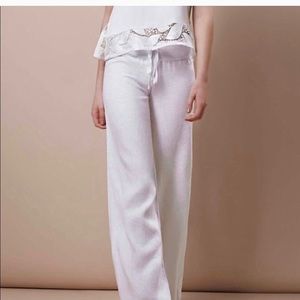 Krisa wide leg linen pant